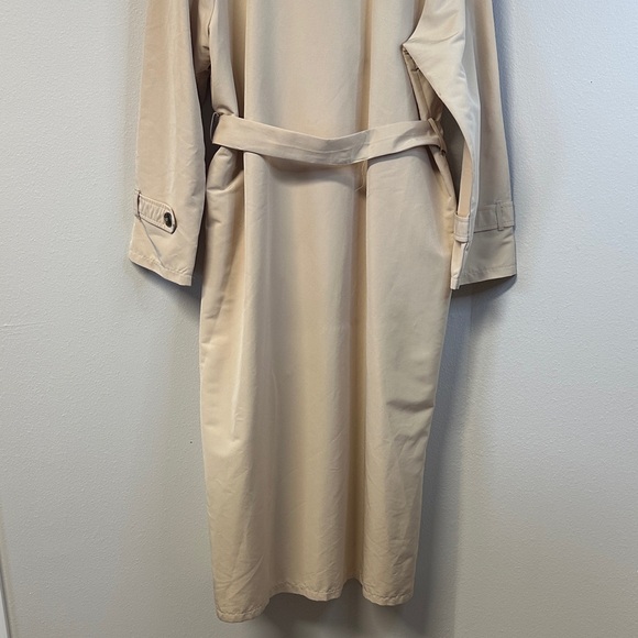 PrettyLittleThing Stone Woven Oversized Trench Coat Women's Size XL - Picture 10 of 13